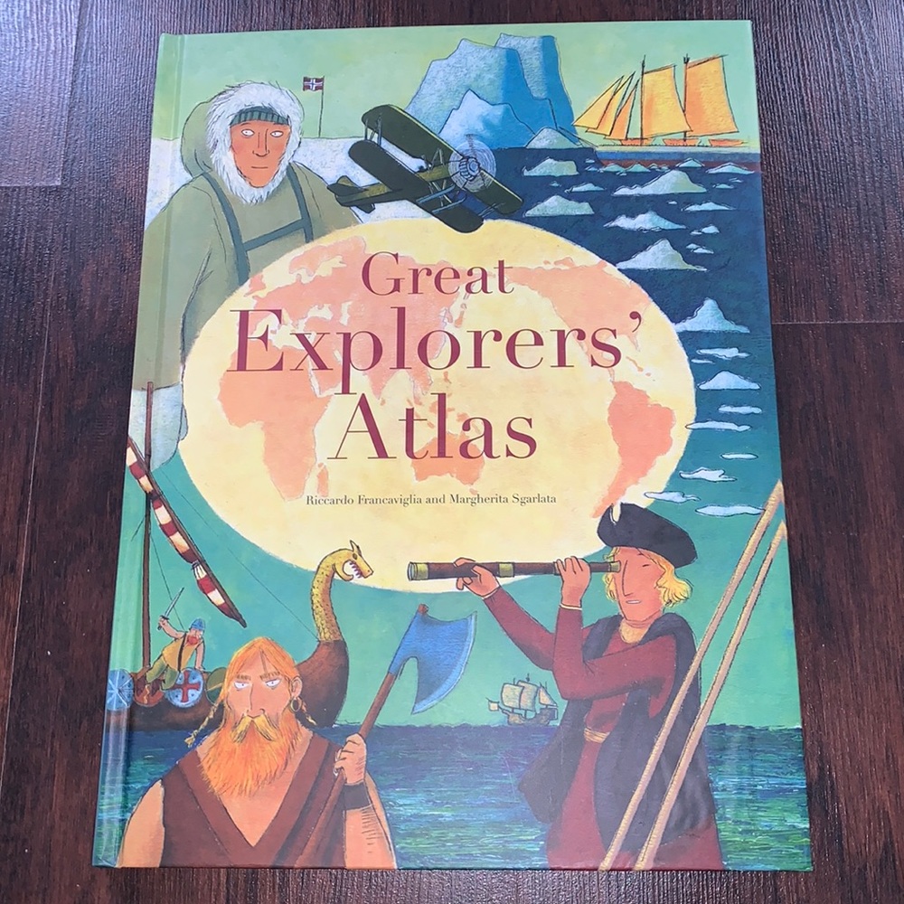 - Illustrated Kids Atlas (Green/Blue)